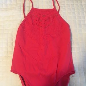 Free people Spandex body suit open back